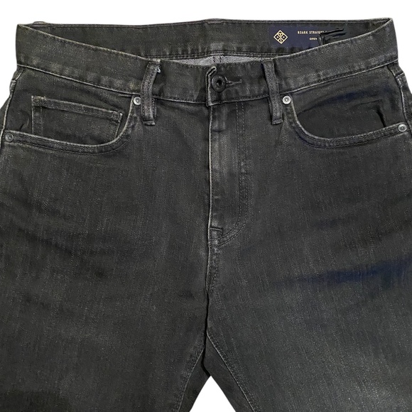 Roark mens Hwy 128 Straight fit denim jean faded black 31x30 - Picture 2 of 9